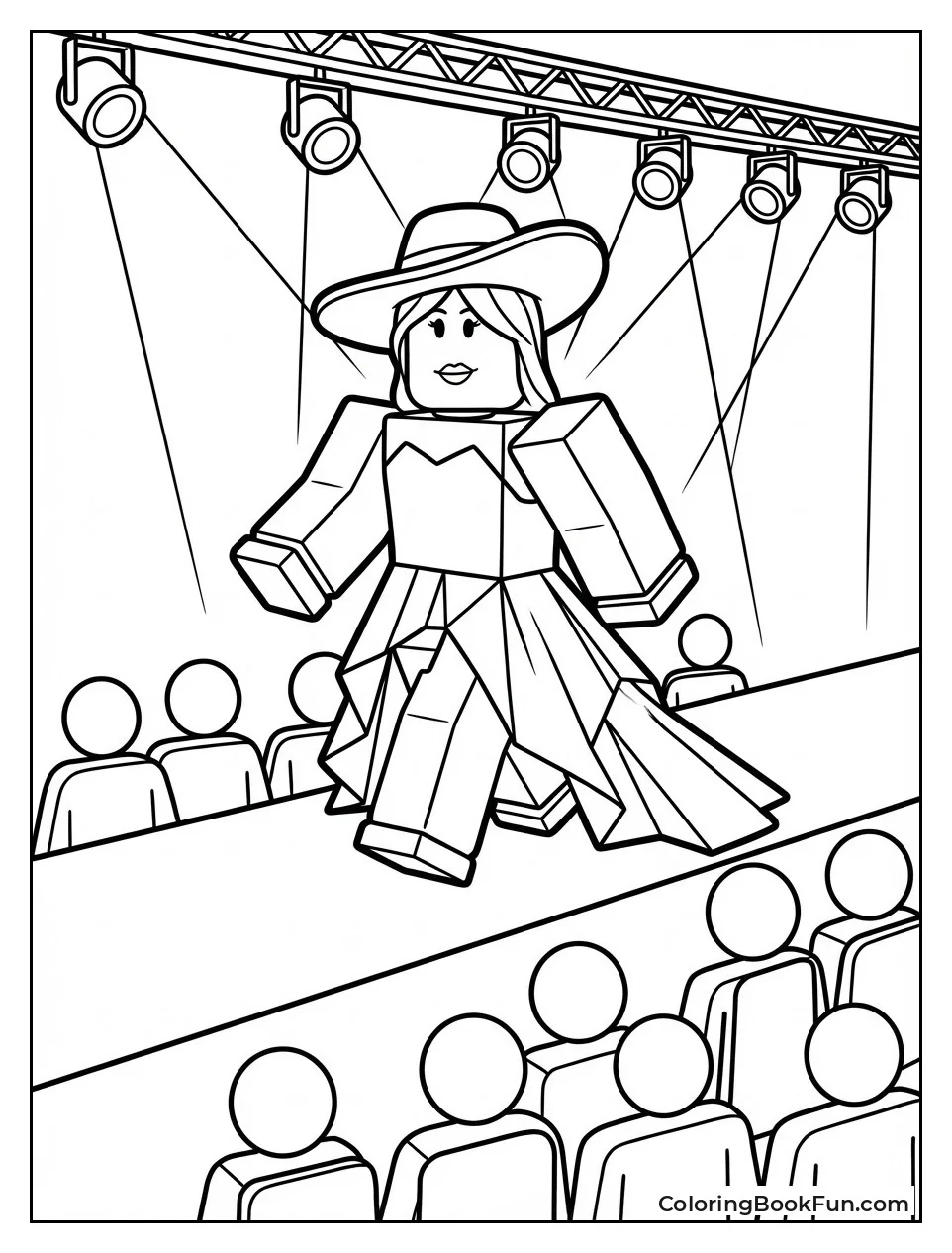 Avatar Struts on Runway