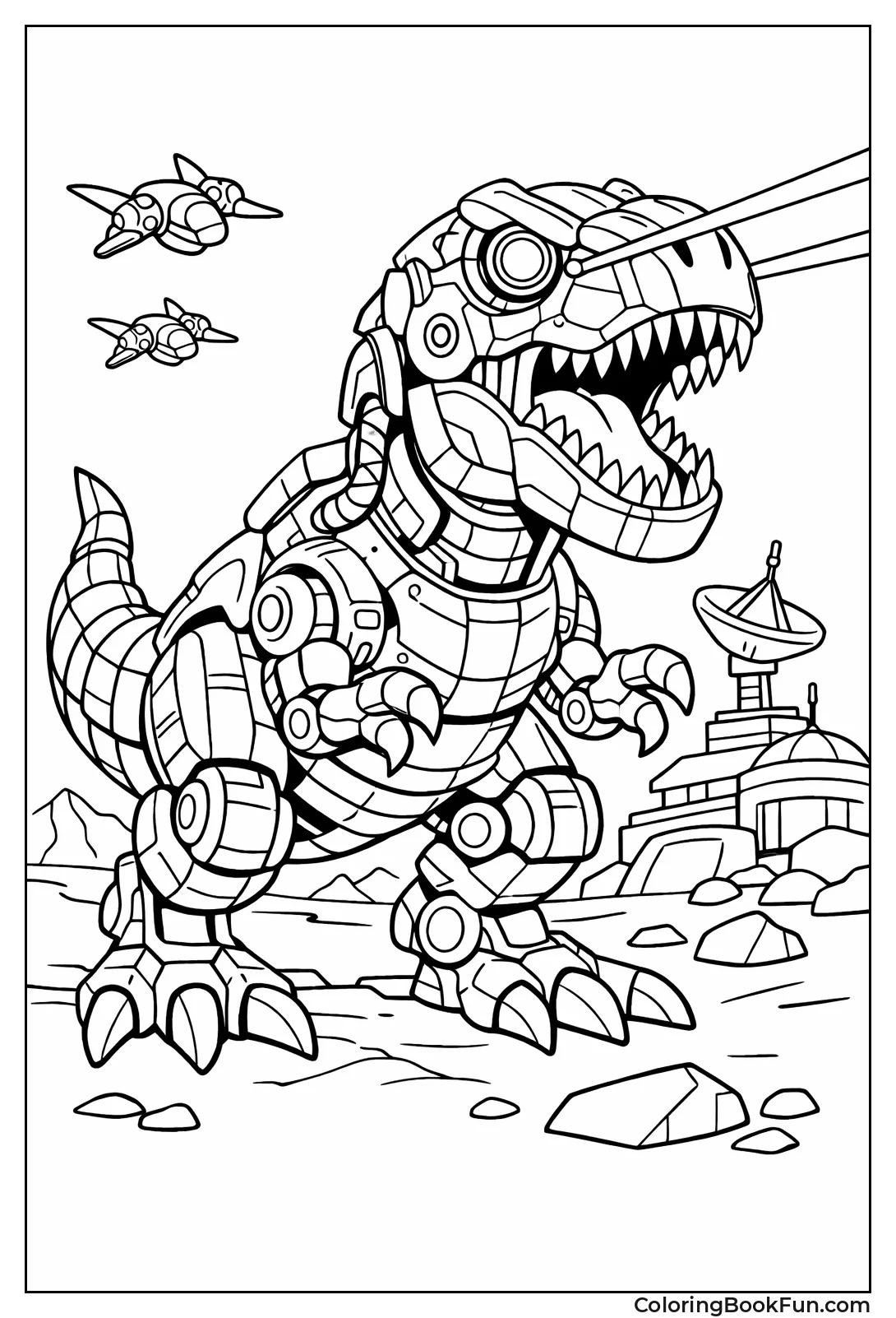 Robot T-Rex with Lasers