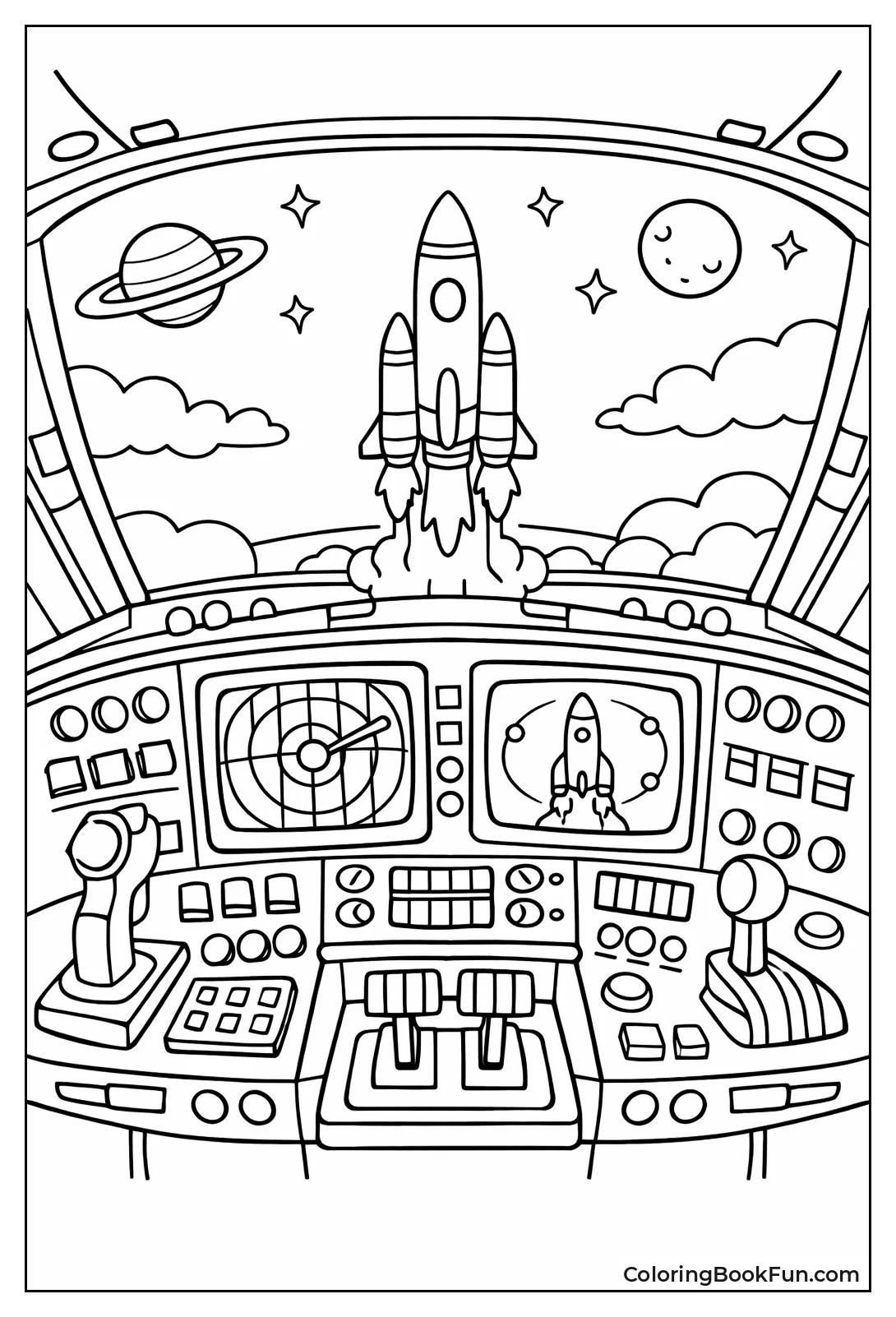 Cockpit Dash with Buttons