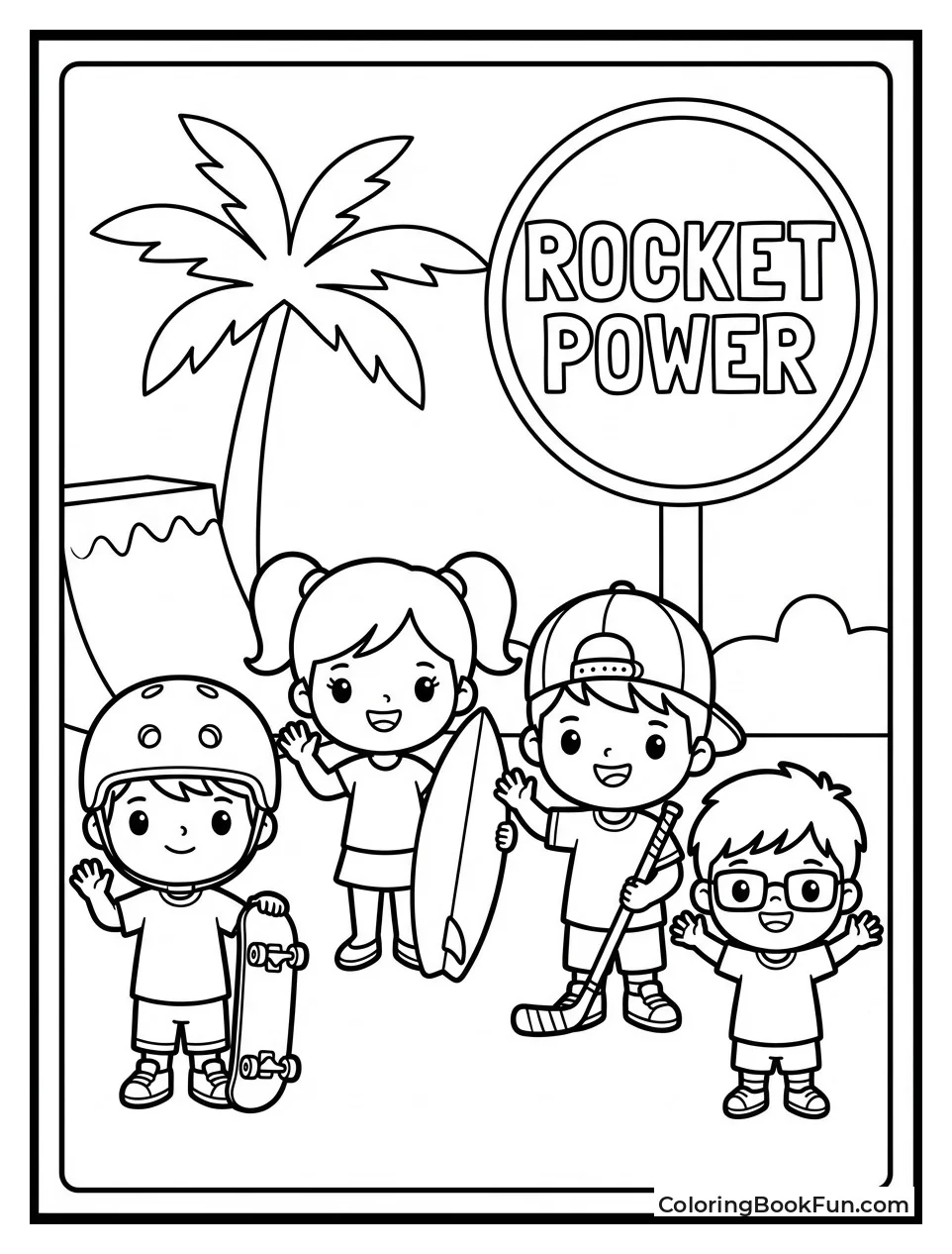 Chibi Gang Waves Happily