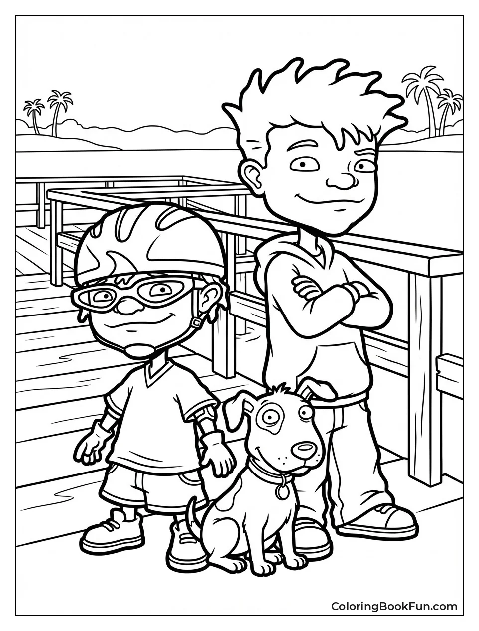 Lars Poses with Cronies