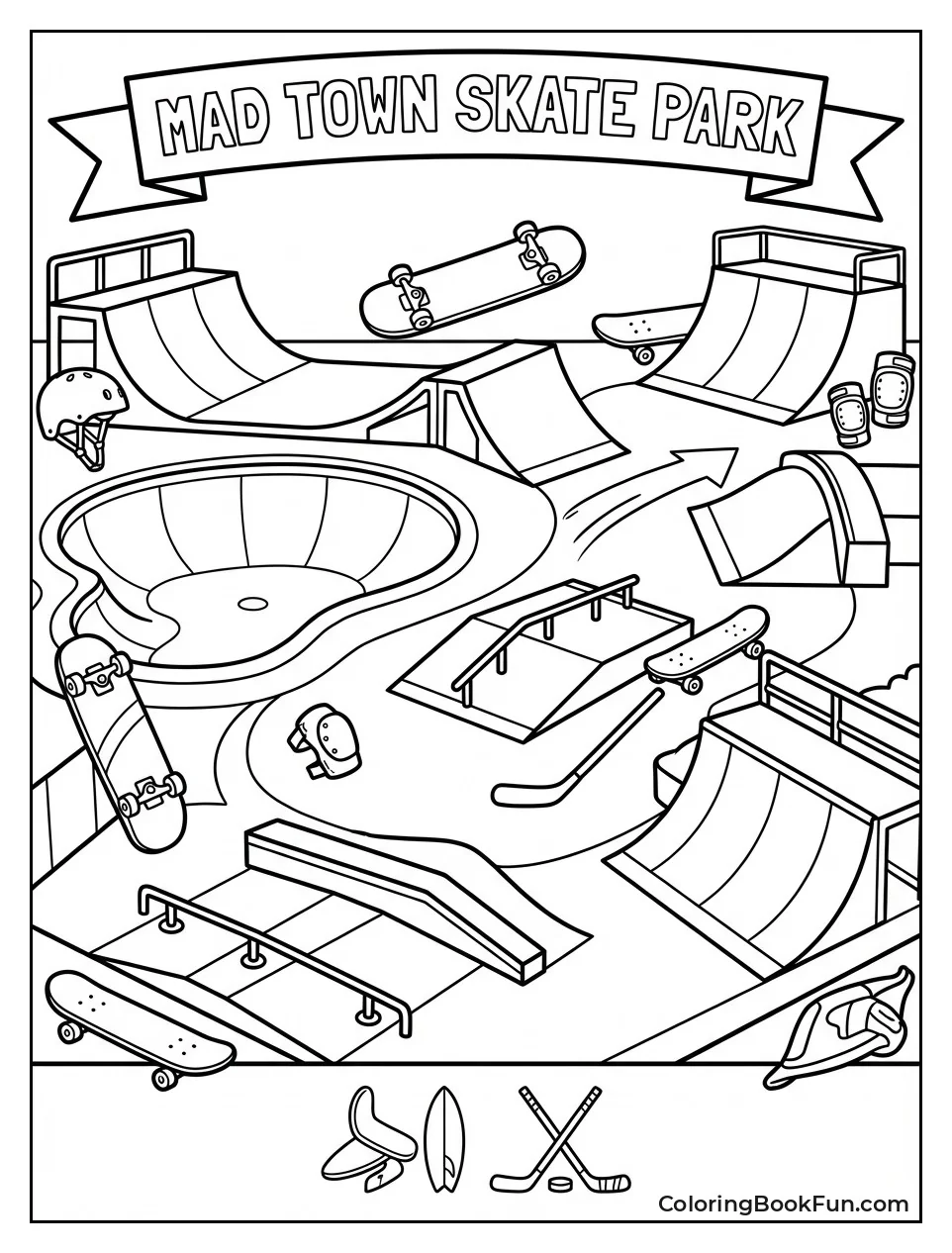 Busy Mad Town Skatepark