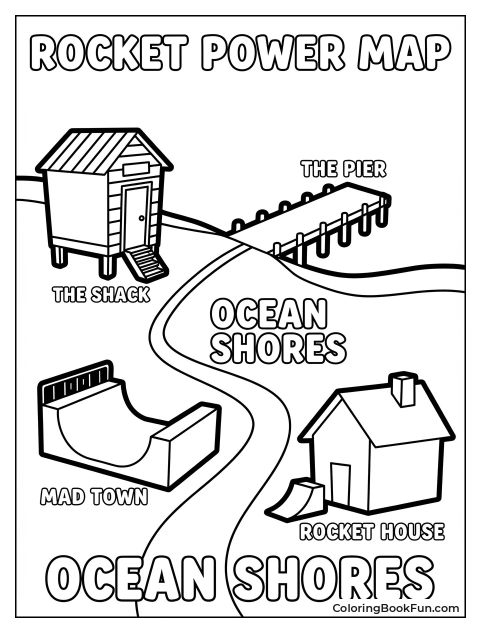 Ocean Shores Map