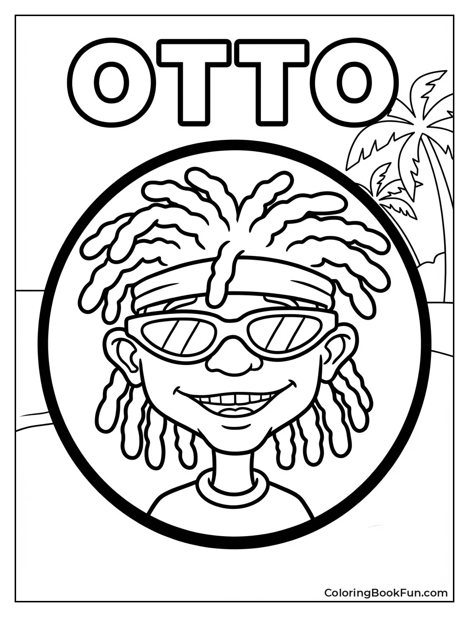 Smiling Otto with Sunglasses