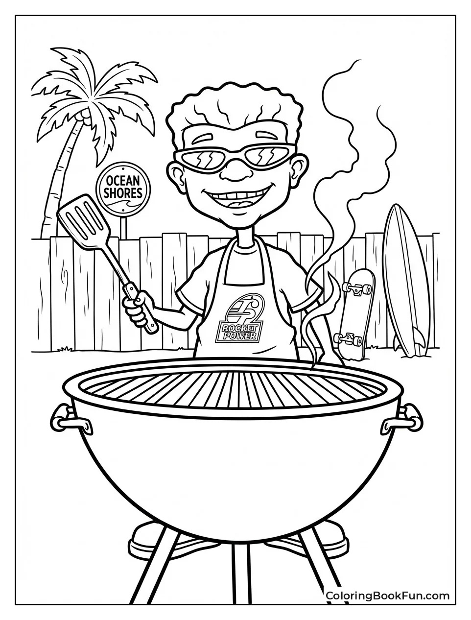 Raymundo Grills Smiling