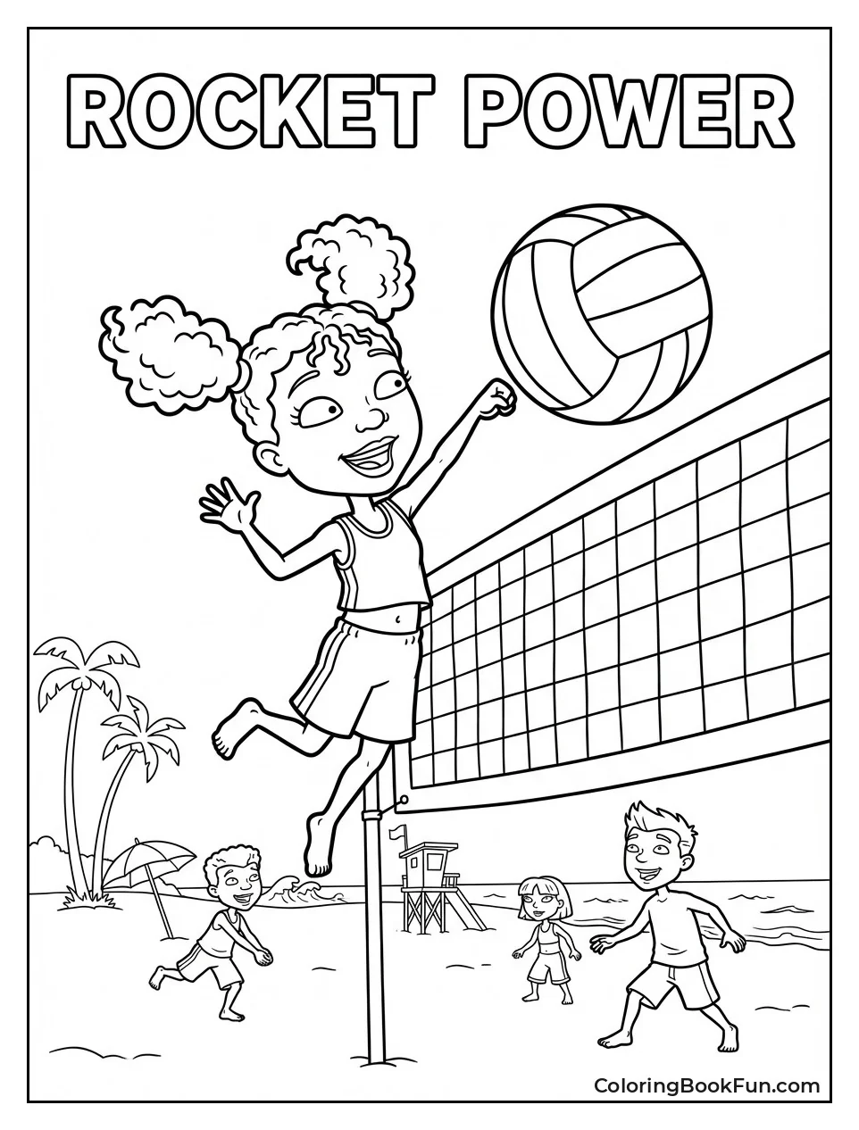 Reggie Spikes Volleyball