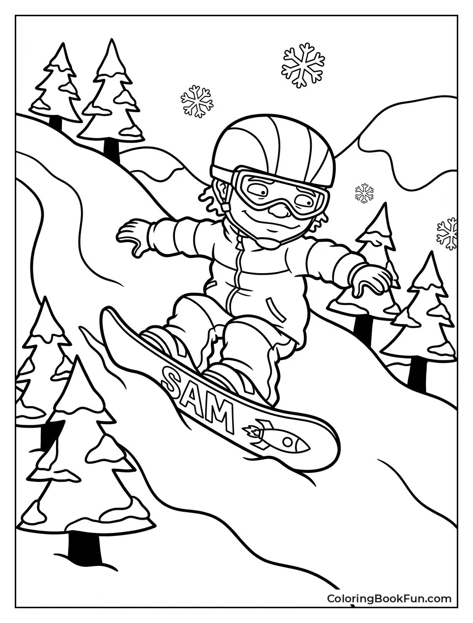 Sam Snowboards Slope