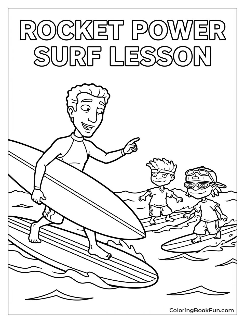 Raymundo Teaches Surfing