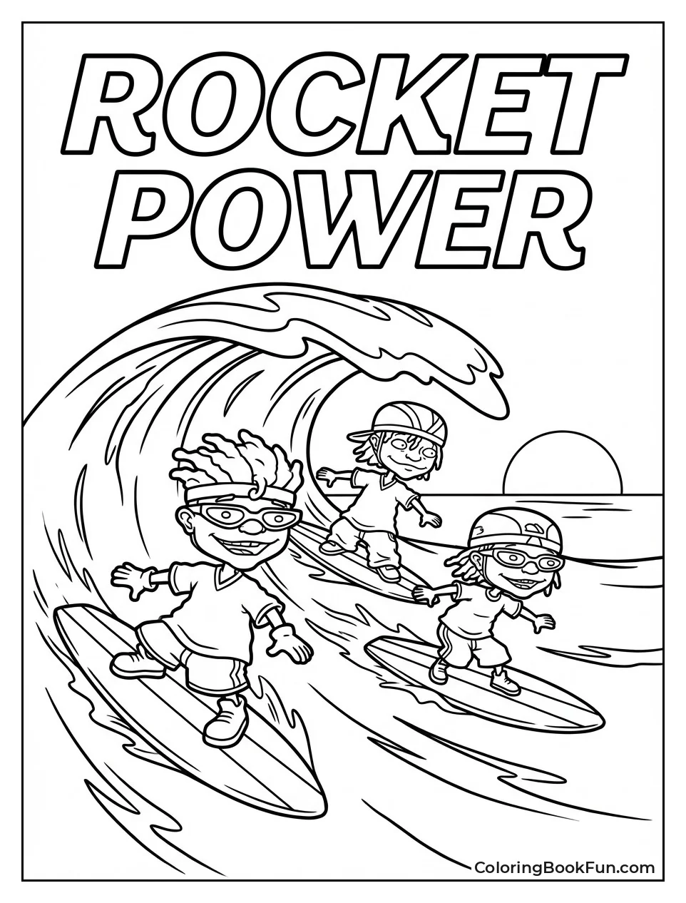 Gang Rides Massive Wave