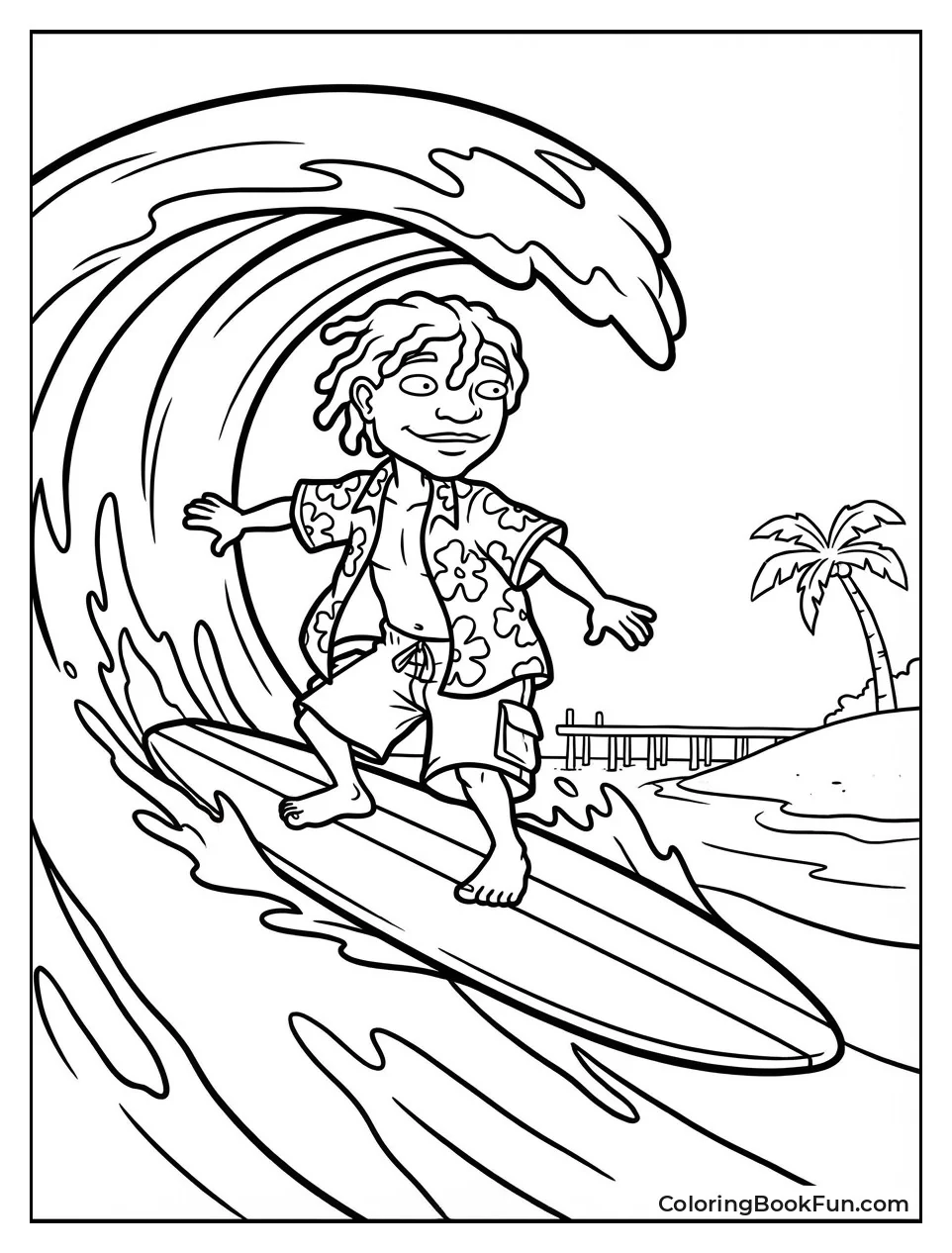 Tito Rides Wave Hang-Ten