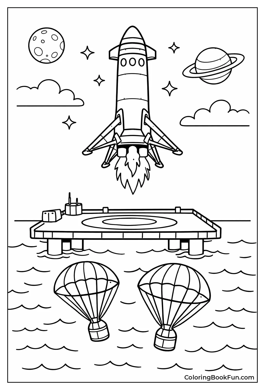 Rocket Lands on Legs