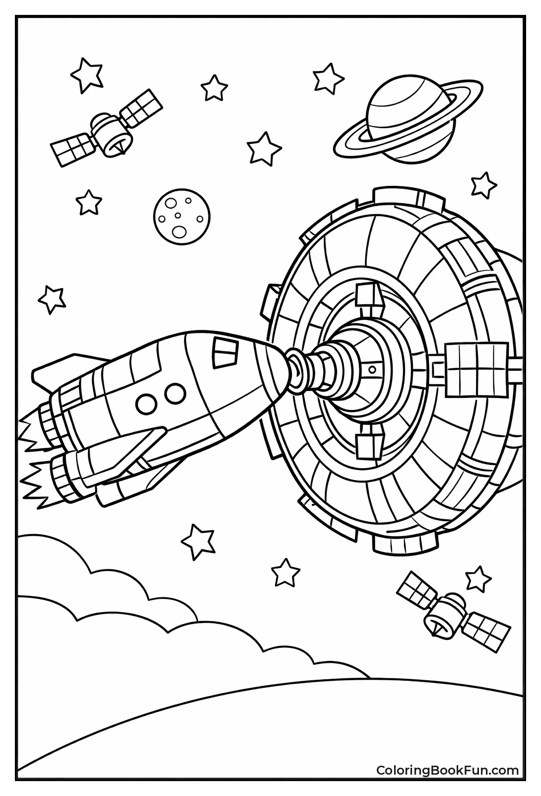 Rocket Docks at Station