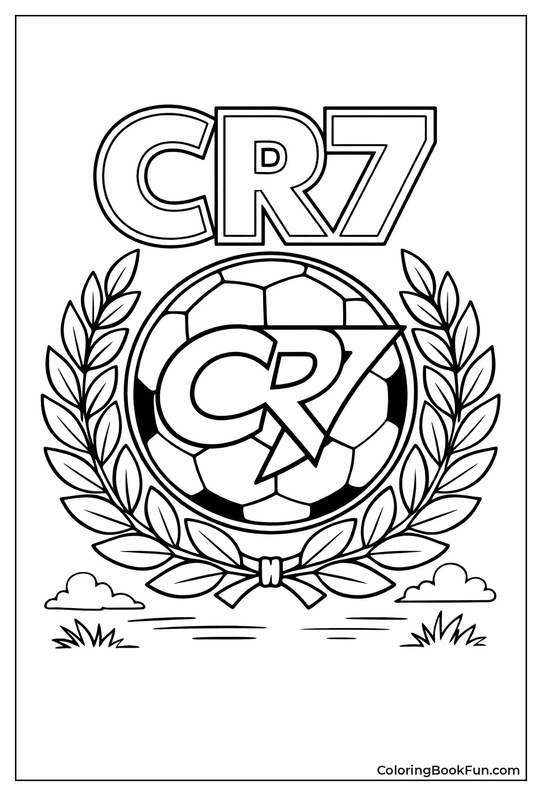 CR7 Logo and Ball