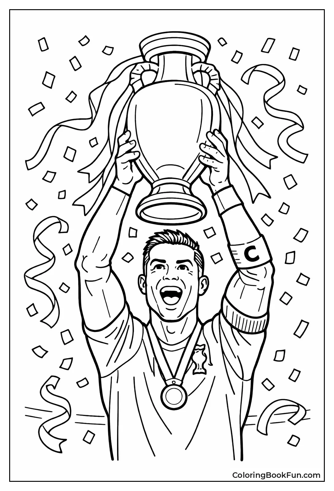 Ronaldo Lifts European Champion Trophy