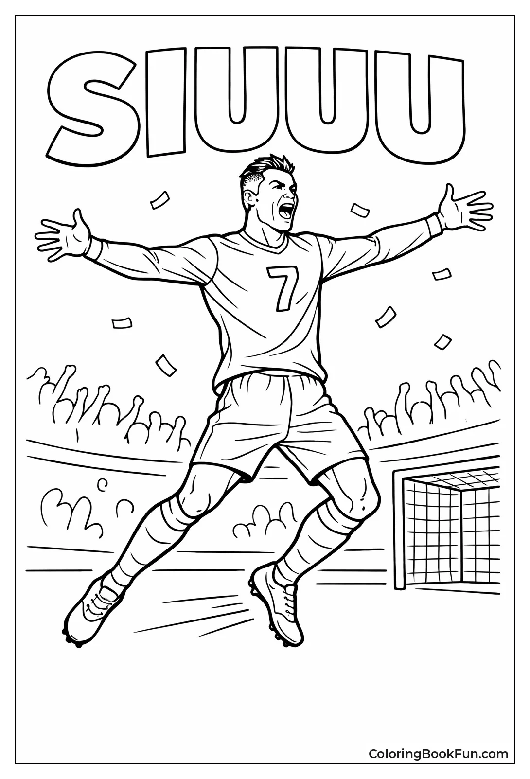 Ronaldo Jumps Siuuu Celebration