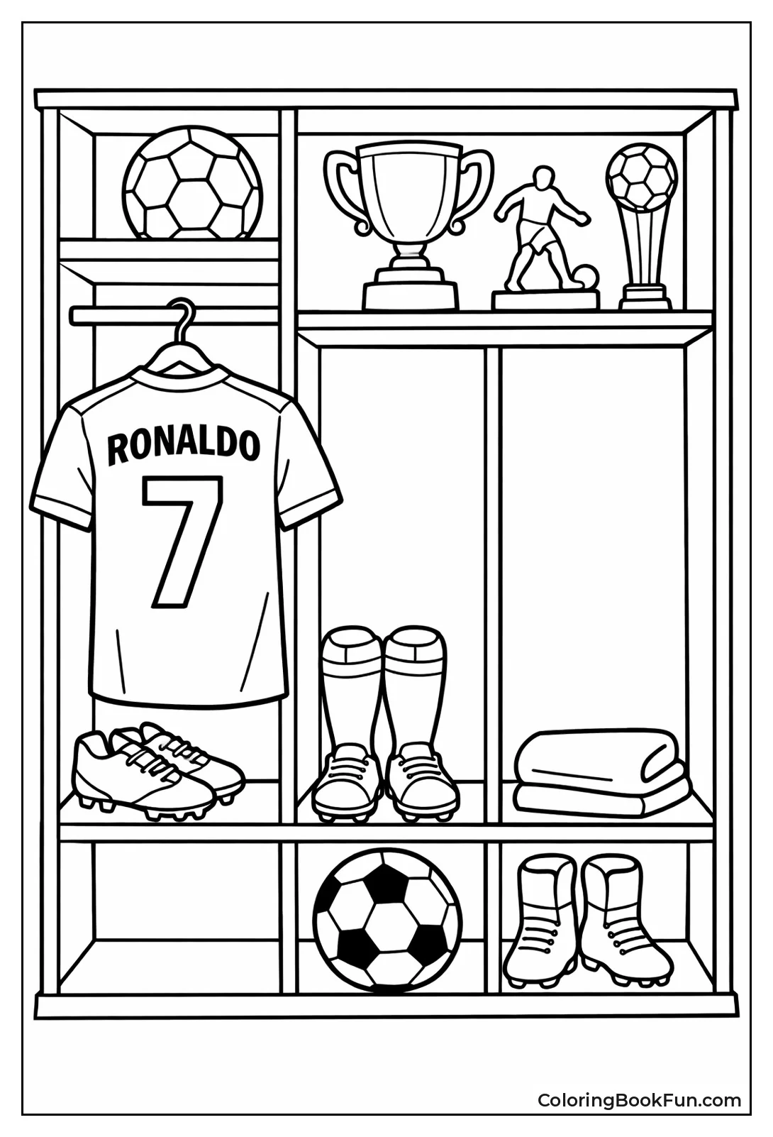 Ronaldo Locker with Gear