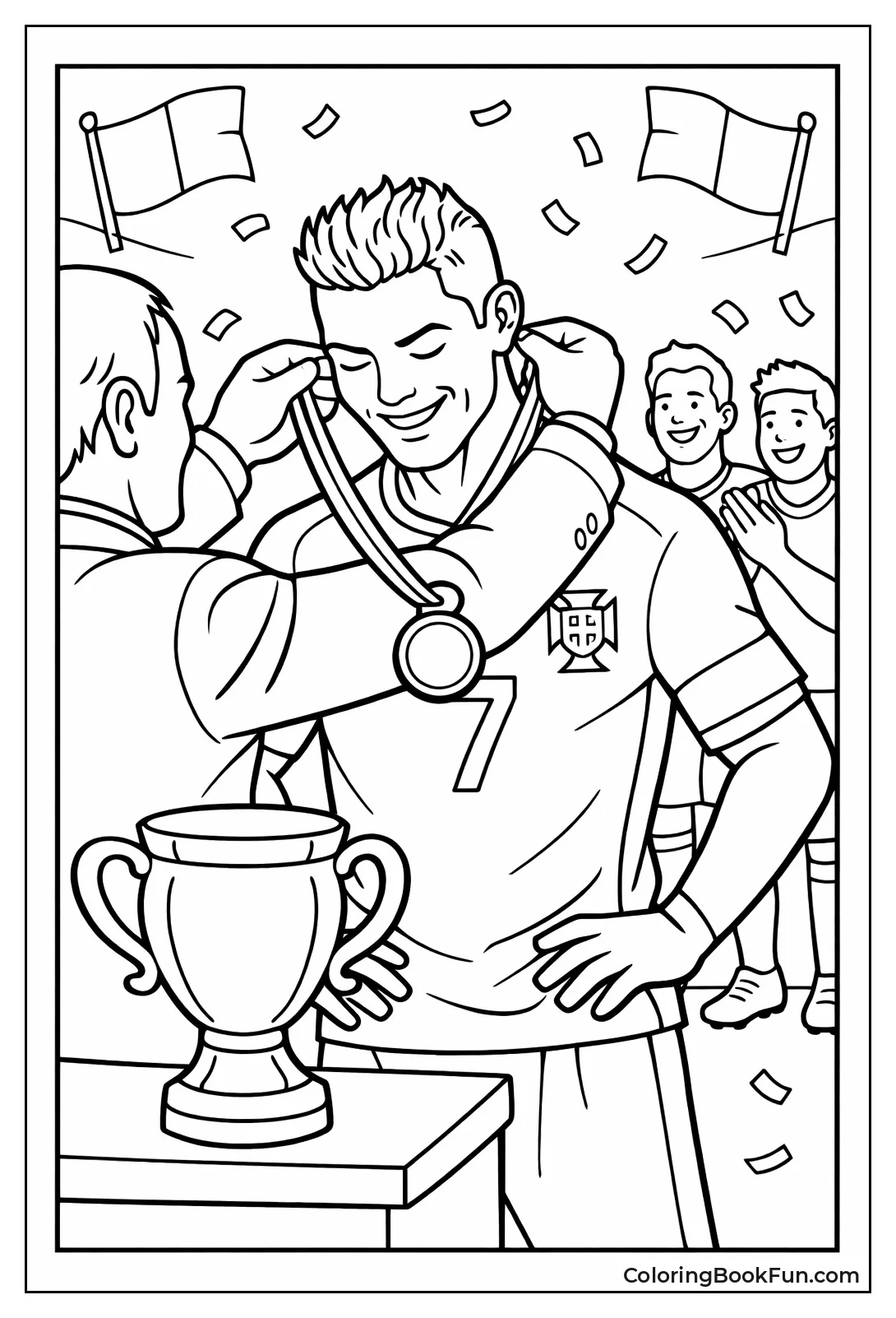 Ronaldo Receives Gold Medal