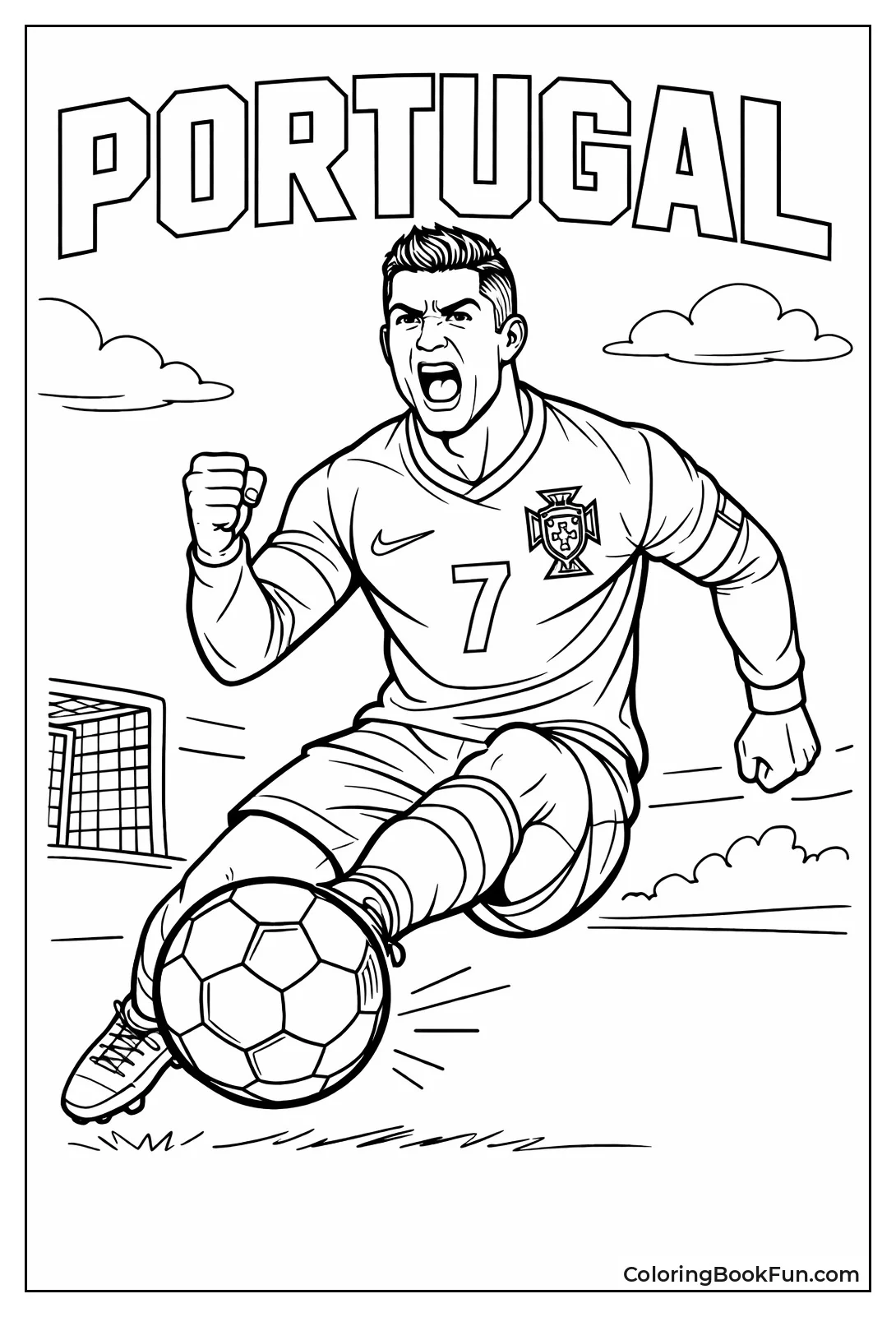 Portugal Jersey Number Seven