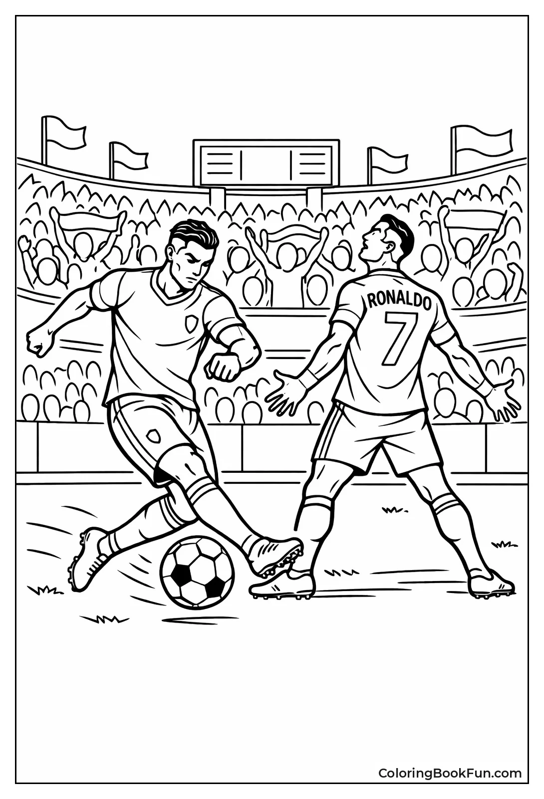 Ronaldo in Full Stadium