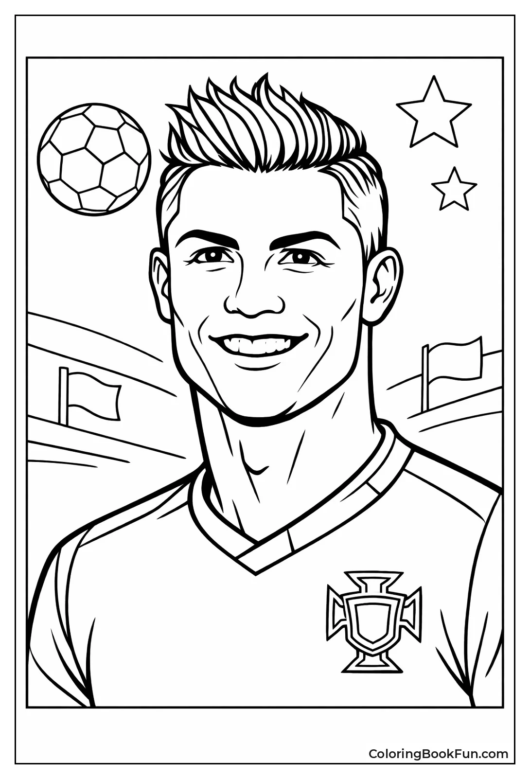 Smiling Ronaldo Headshot