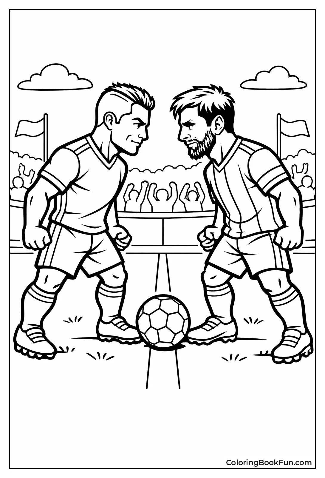 Ronaldo Facing Messi Rivalry