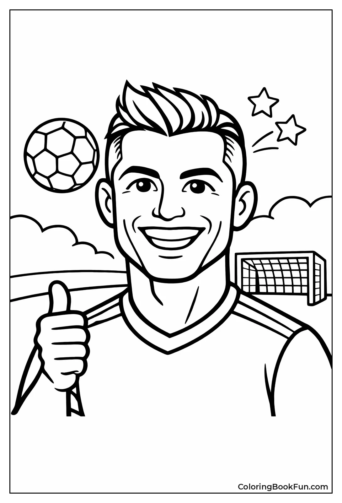 Ronaldo Shows Winning Smile