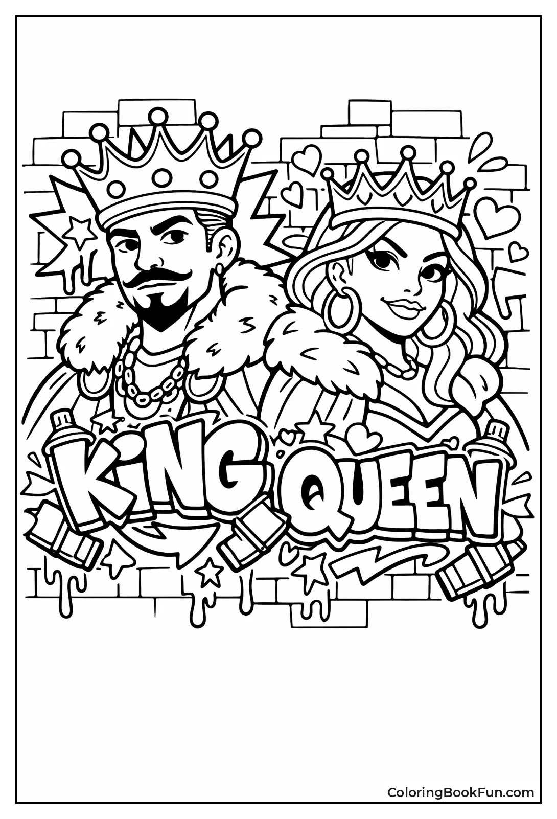 Royal Graffiti Figures