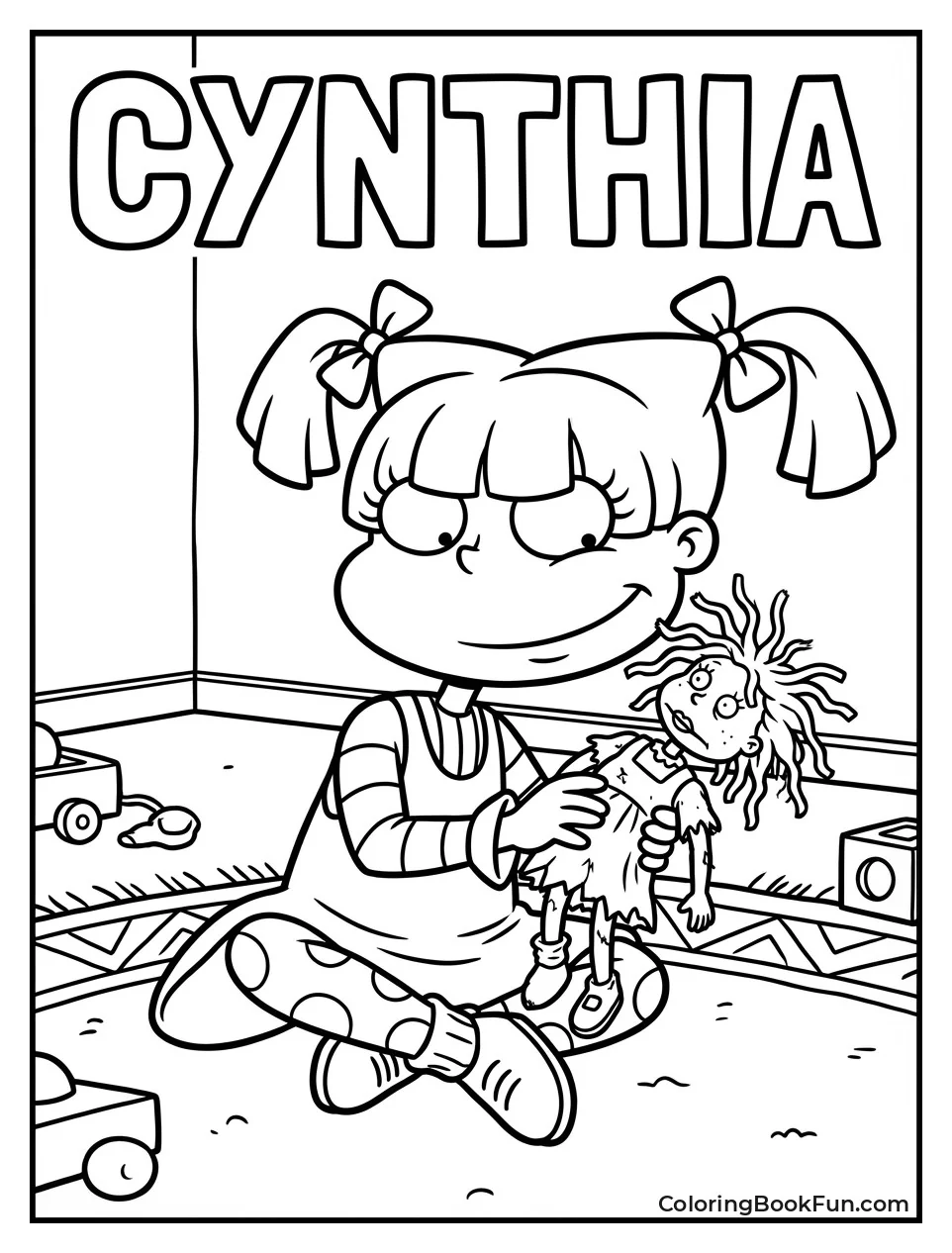 Angelica Hugs Cynthia Doll