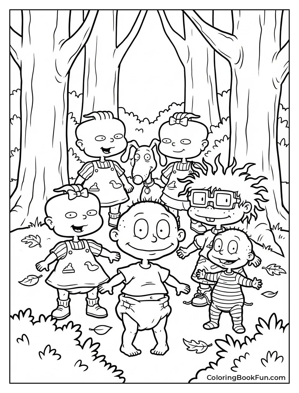 Rugrats Explore Dark Forest