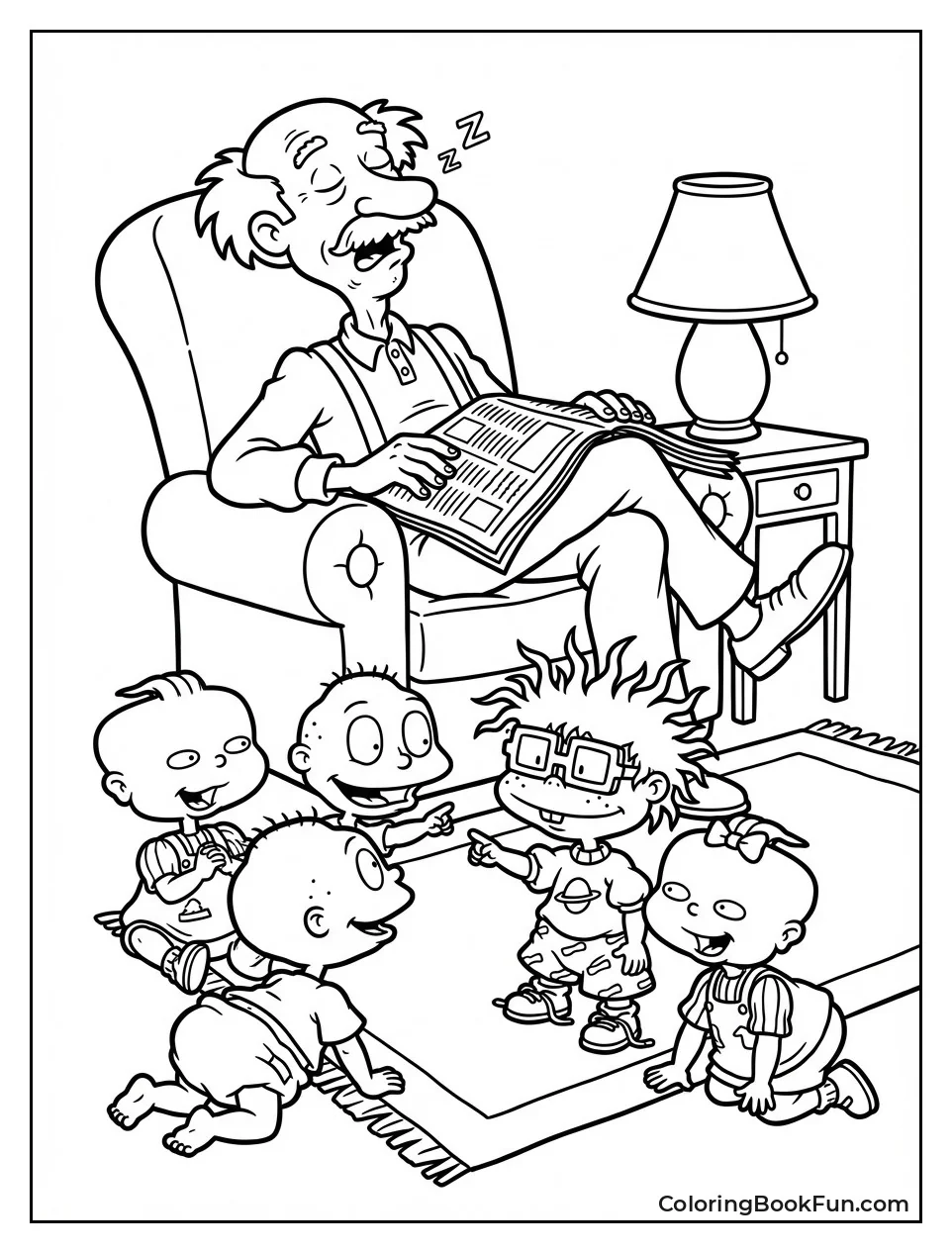 Grandpa Lou Reads Stories