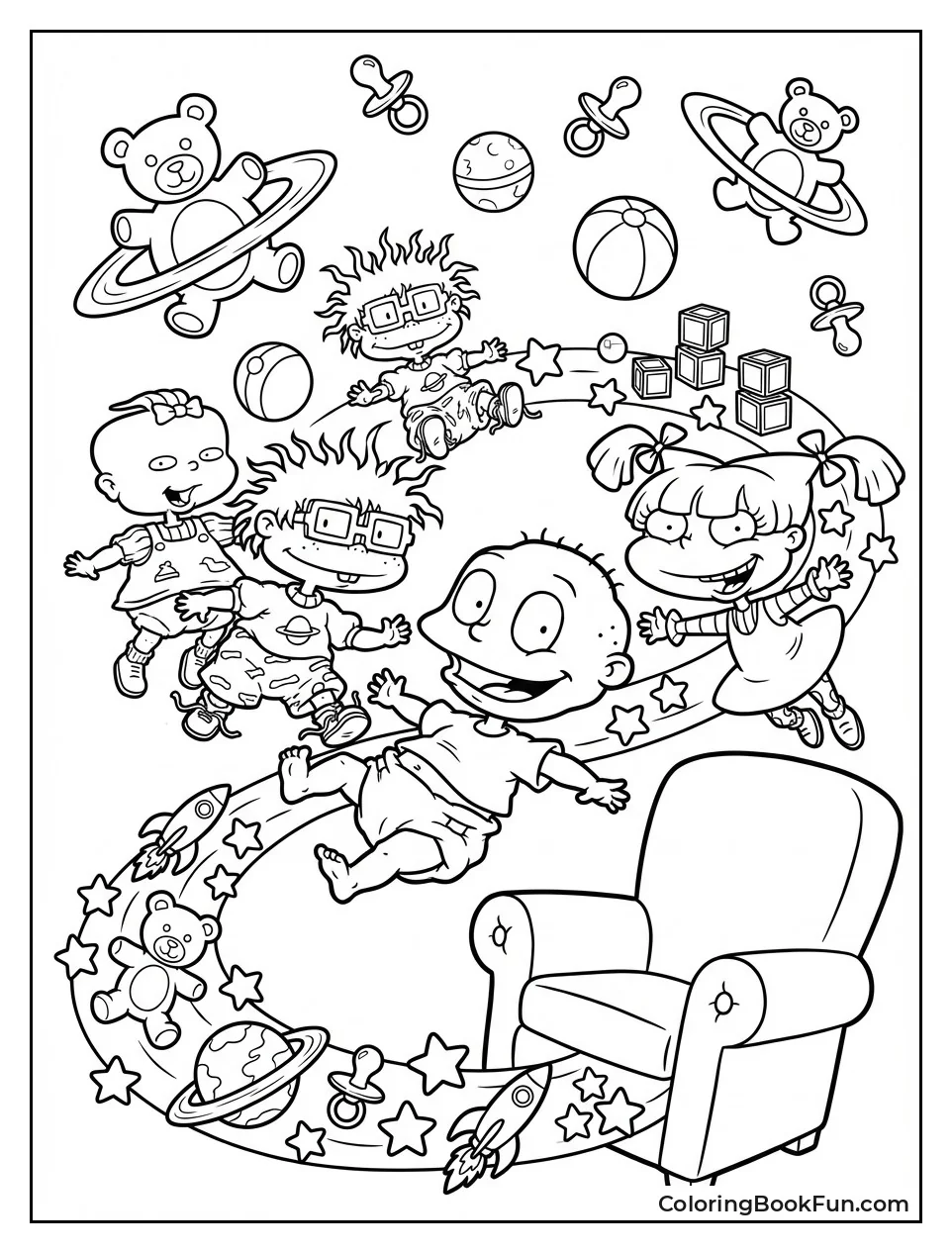 Rugrats Float in Space
