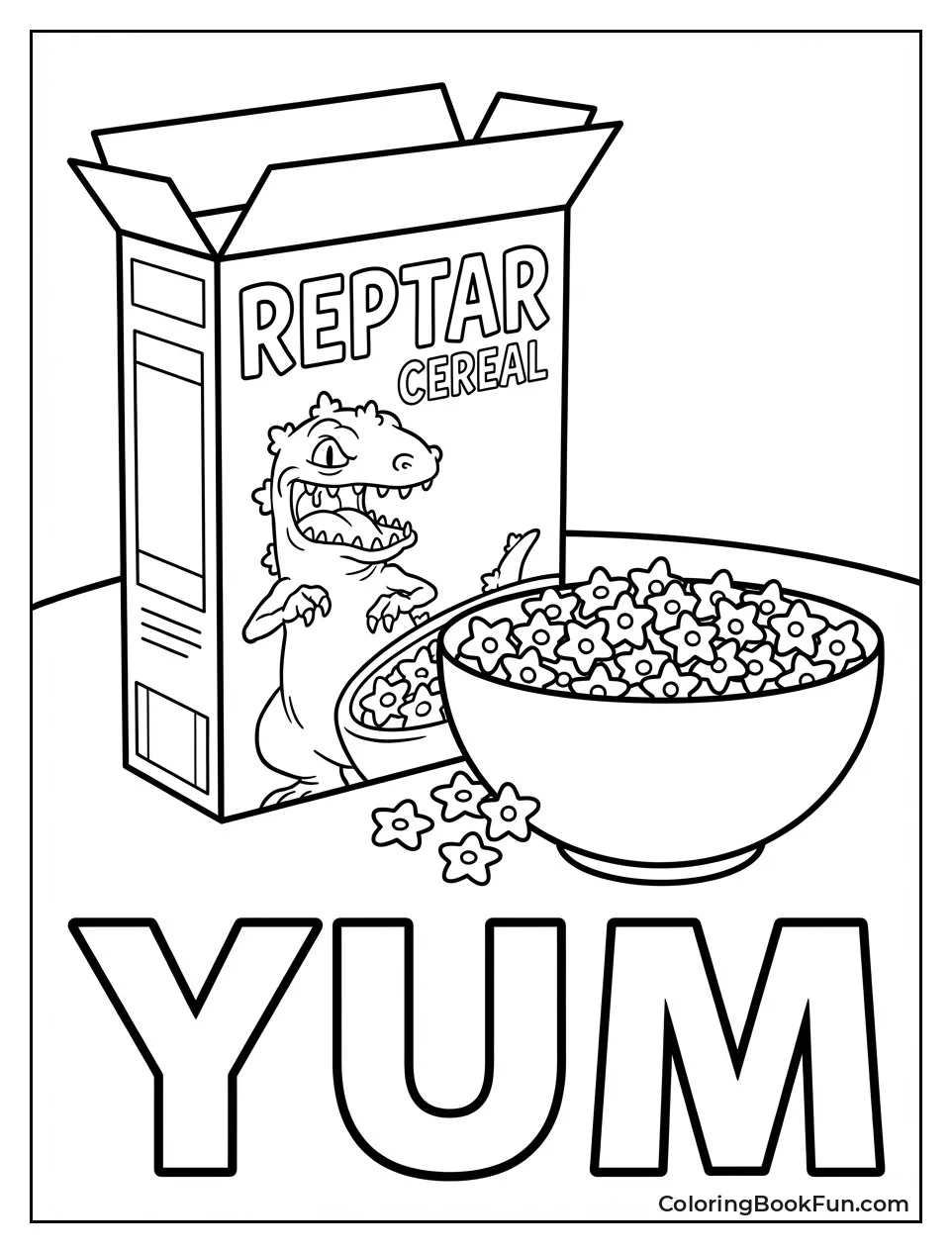 Reptar Cereal Bowl Fun