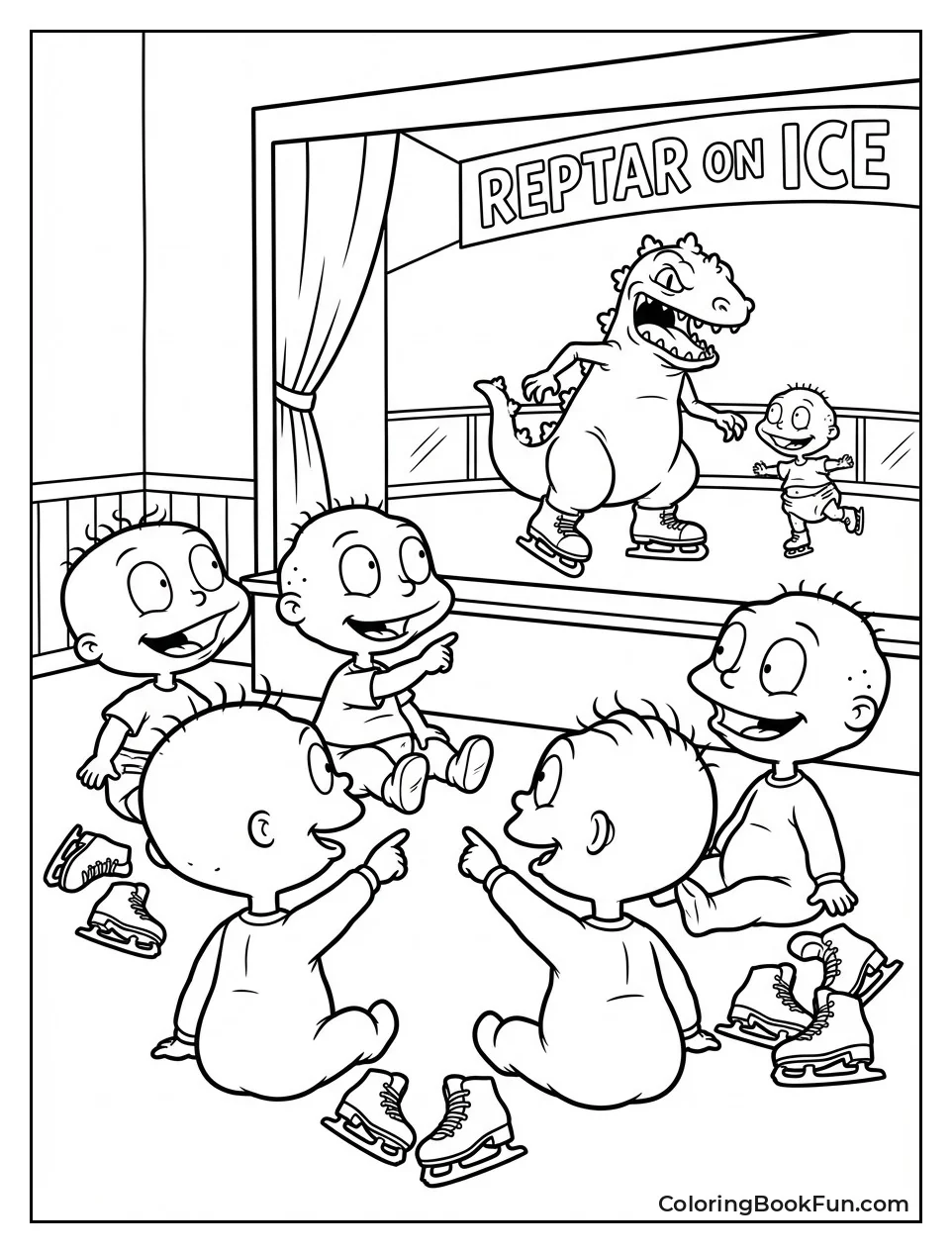 Babies Watch Reptar Ice
