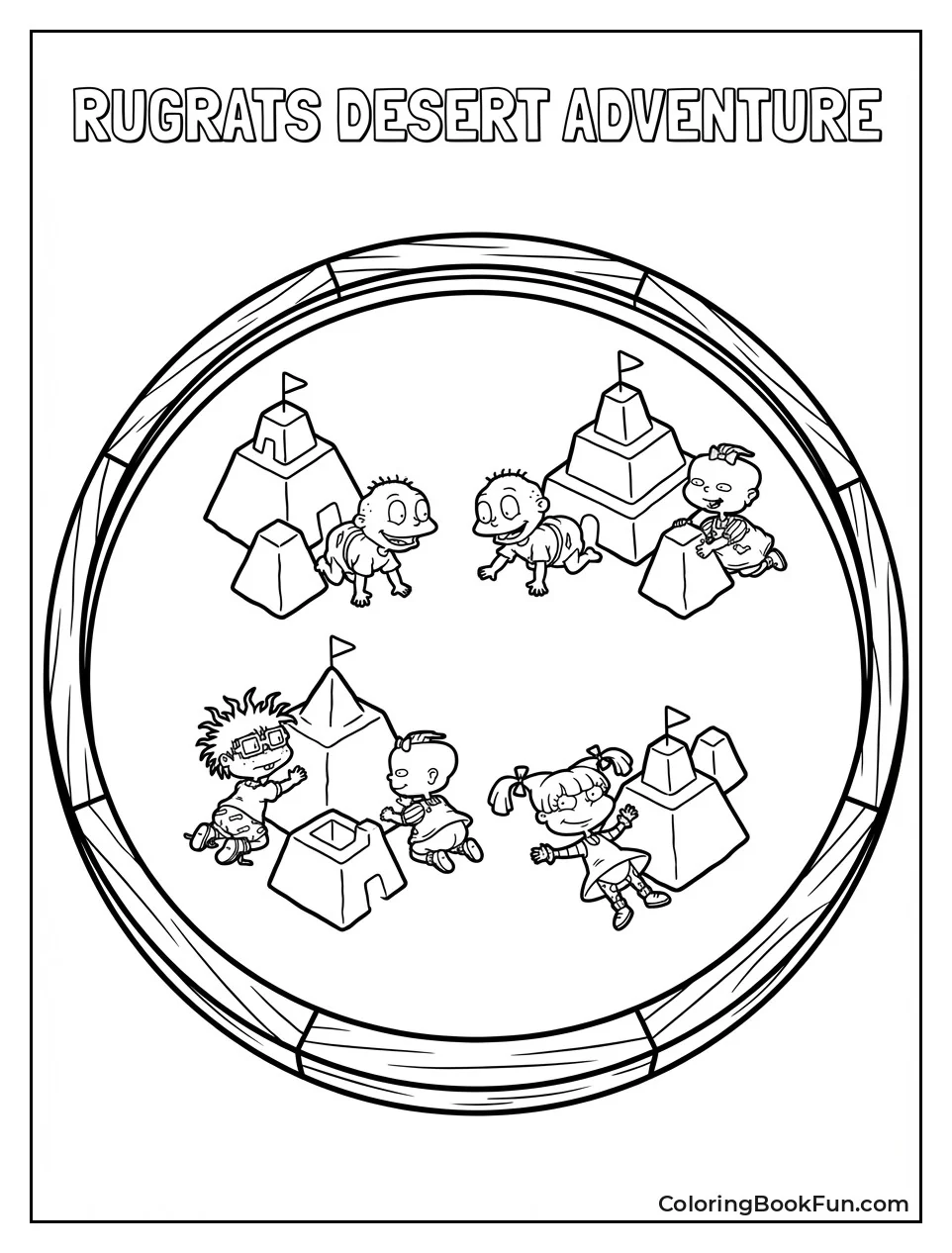 Vast Sandbox Desert Scene