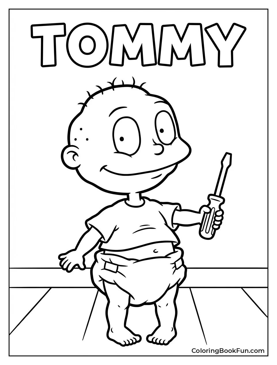 Tommy Smiles with Screwdriver