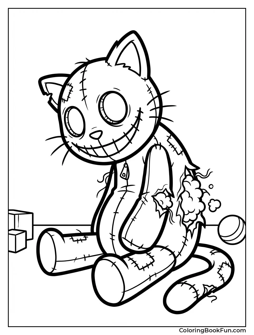 Ruined Withered CatNap Plush