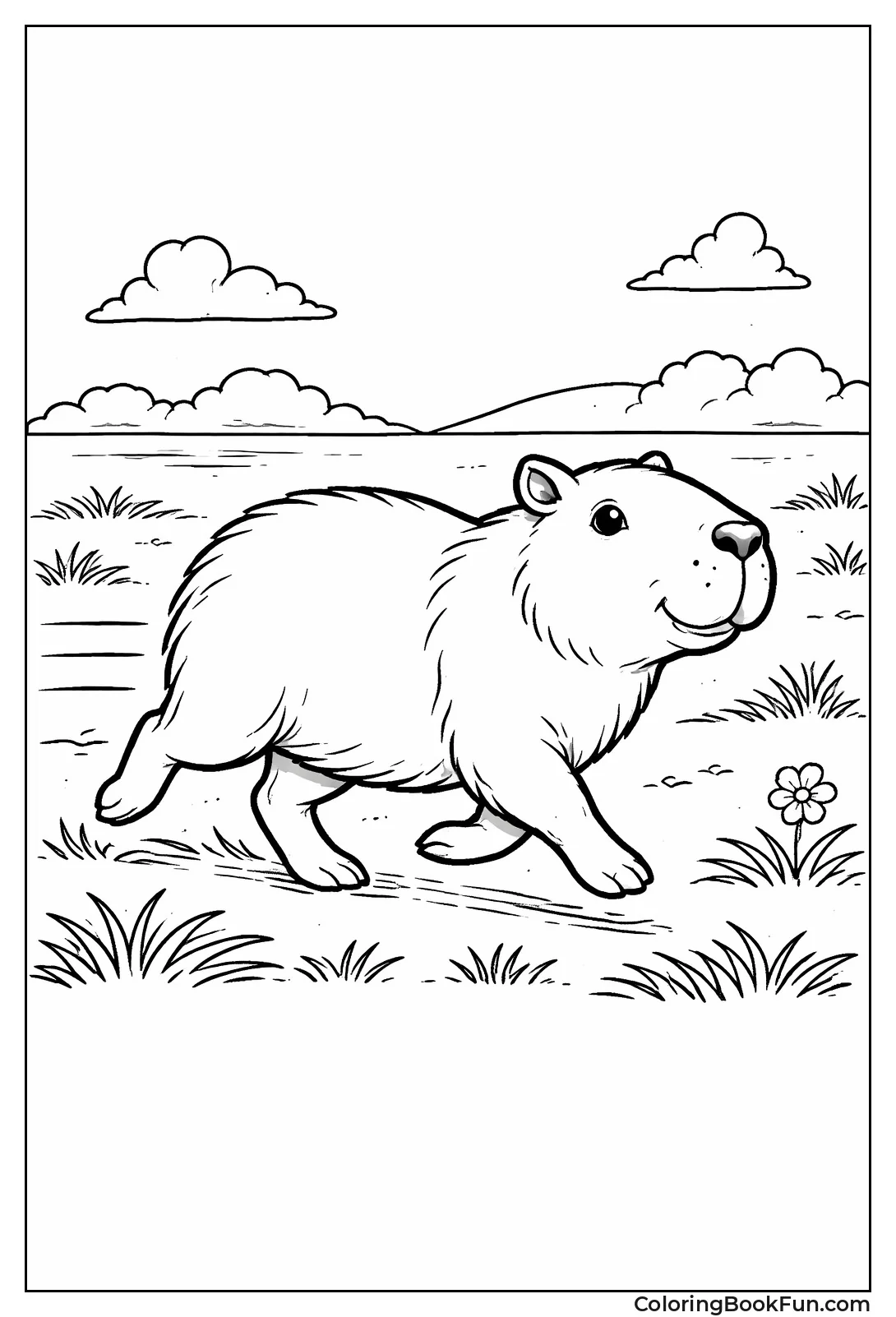 Running Capybara on Grassland