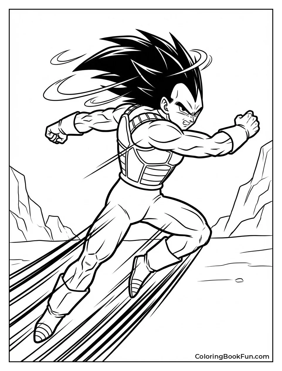 Running Charge Vegeta