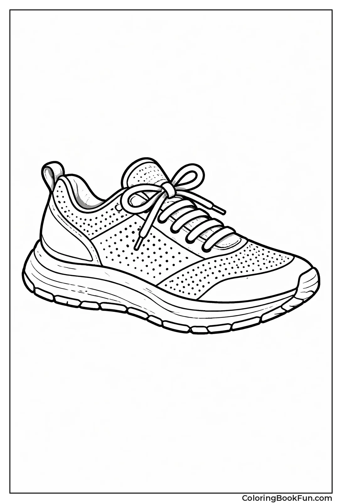 Side View Running Shoe