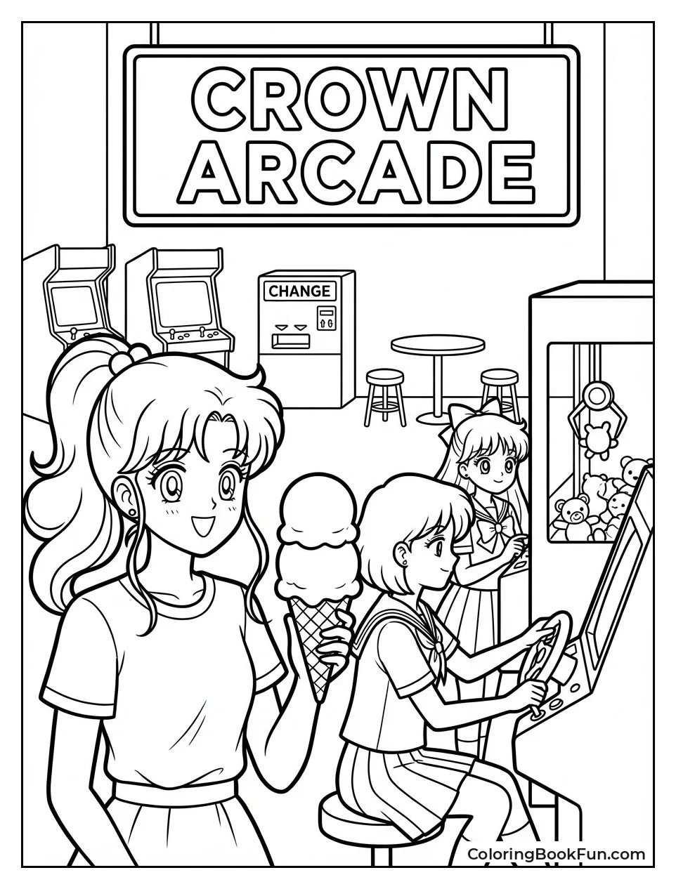Usagi Plays Arcade Games