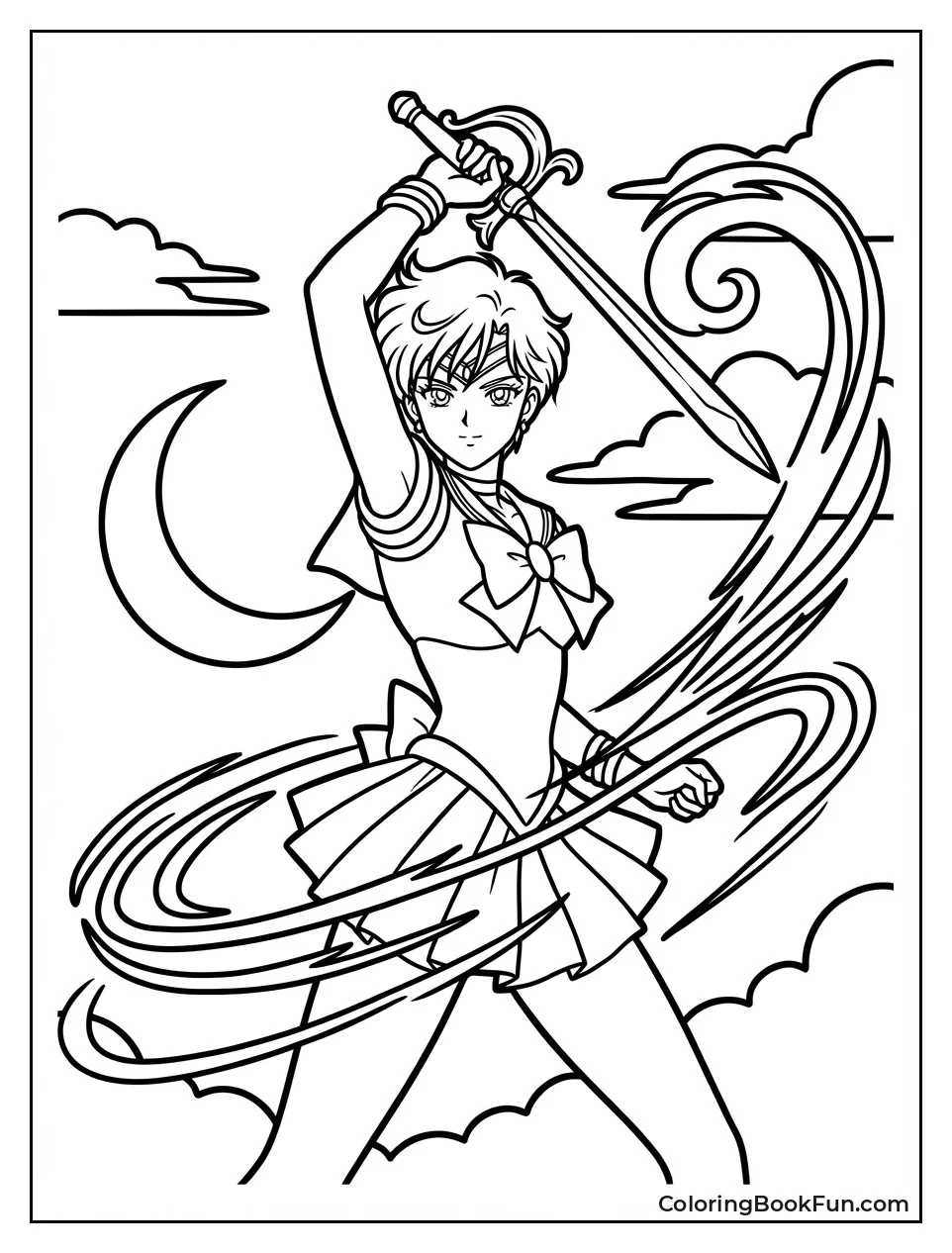 Sailor Uranus Summons Winds