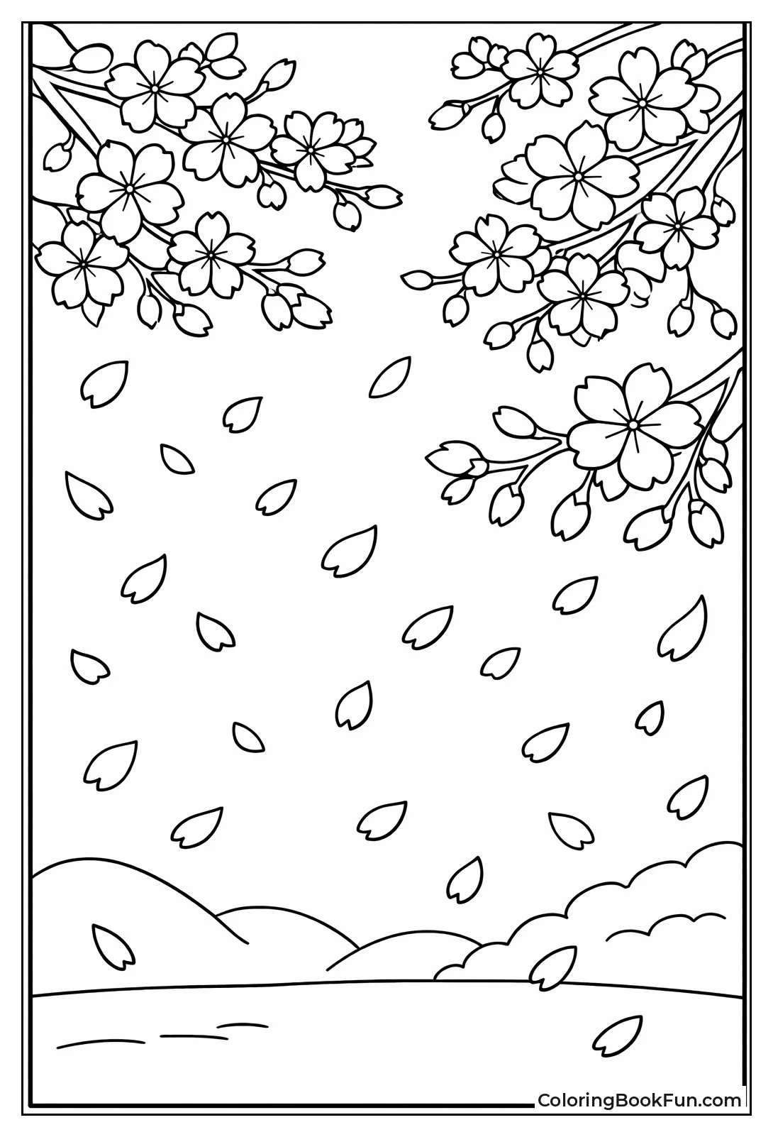 Falling Sakura Petals