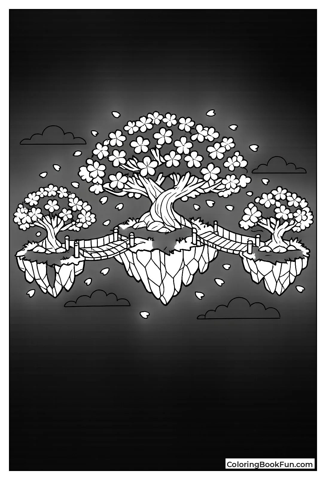 Floating Sakura Islands