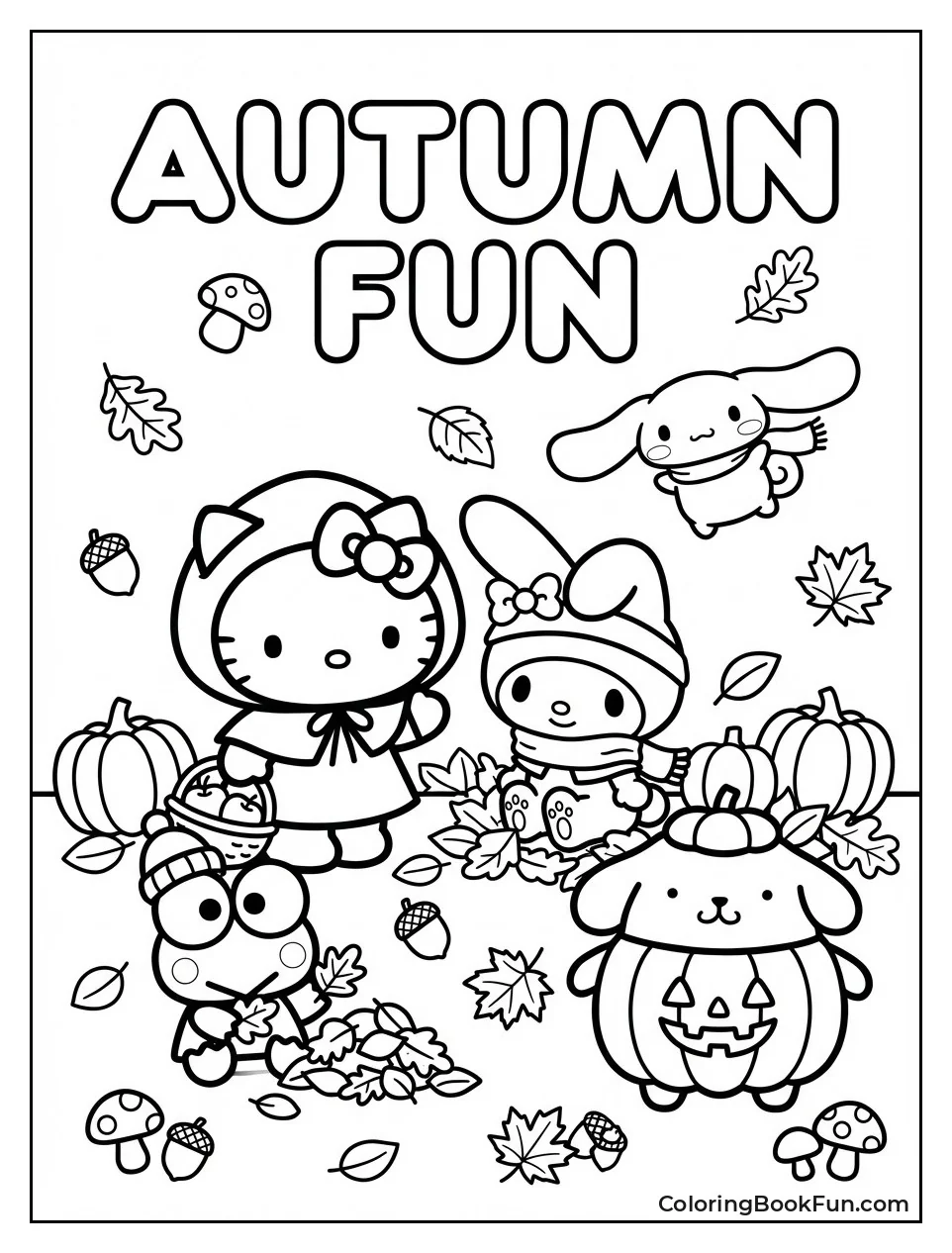 Sanrio Fall Scenes