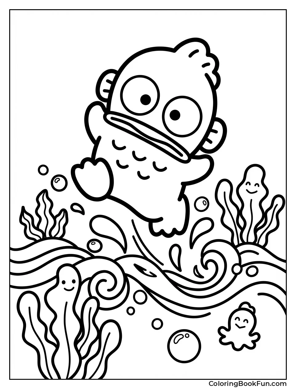 Hangyodon Jumping from Water