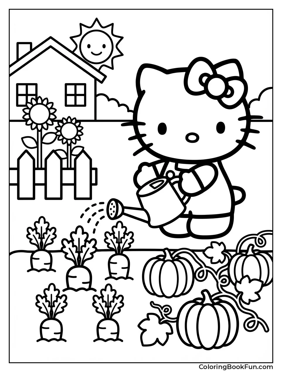 Hello Kitty Watering Garden