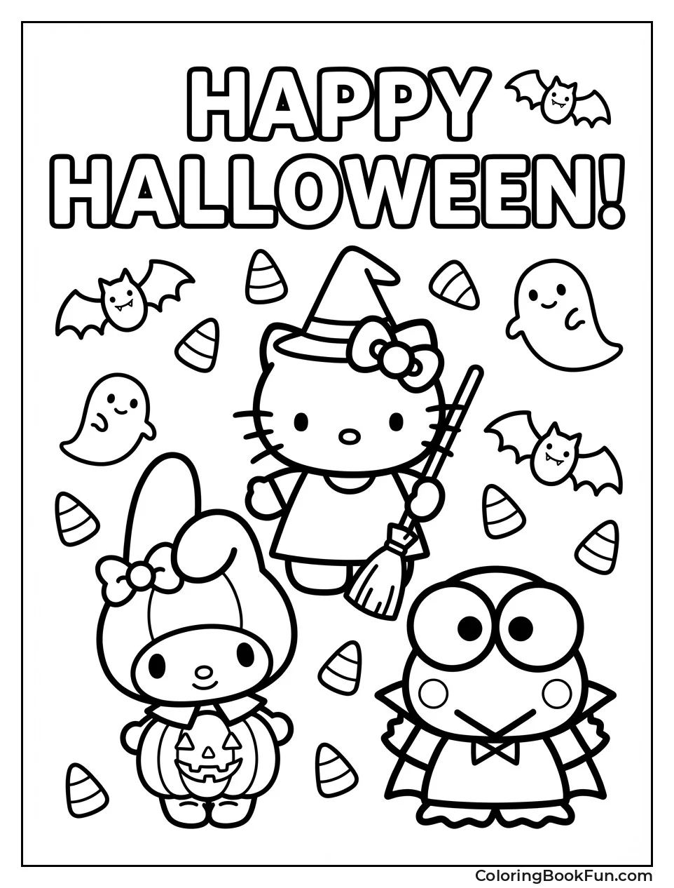 Kitty in Halloween Costumes