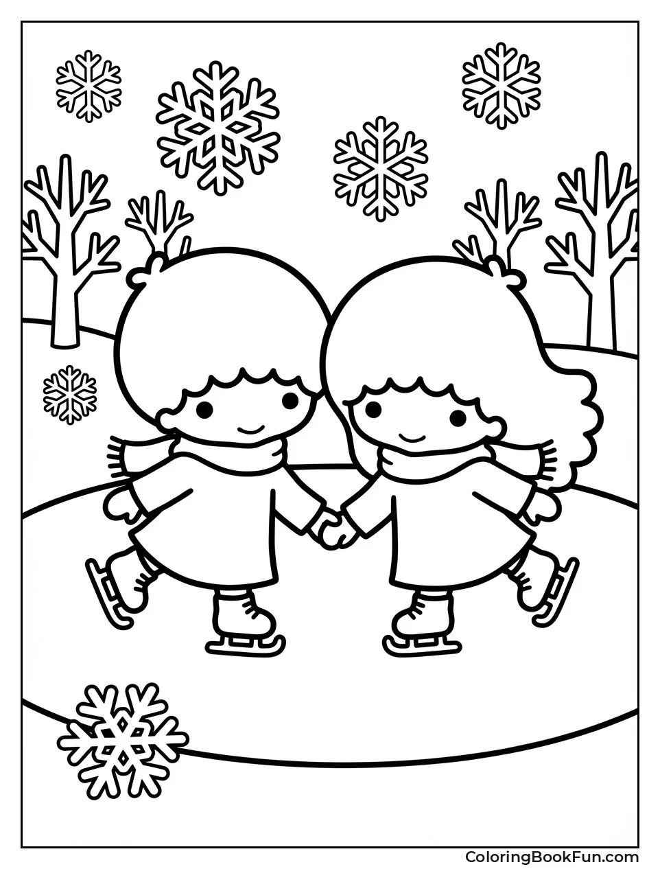 Twin Stars Ice Skating