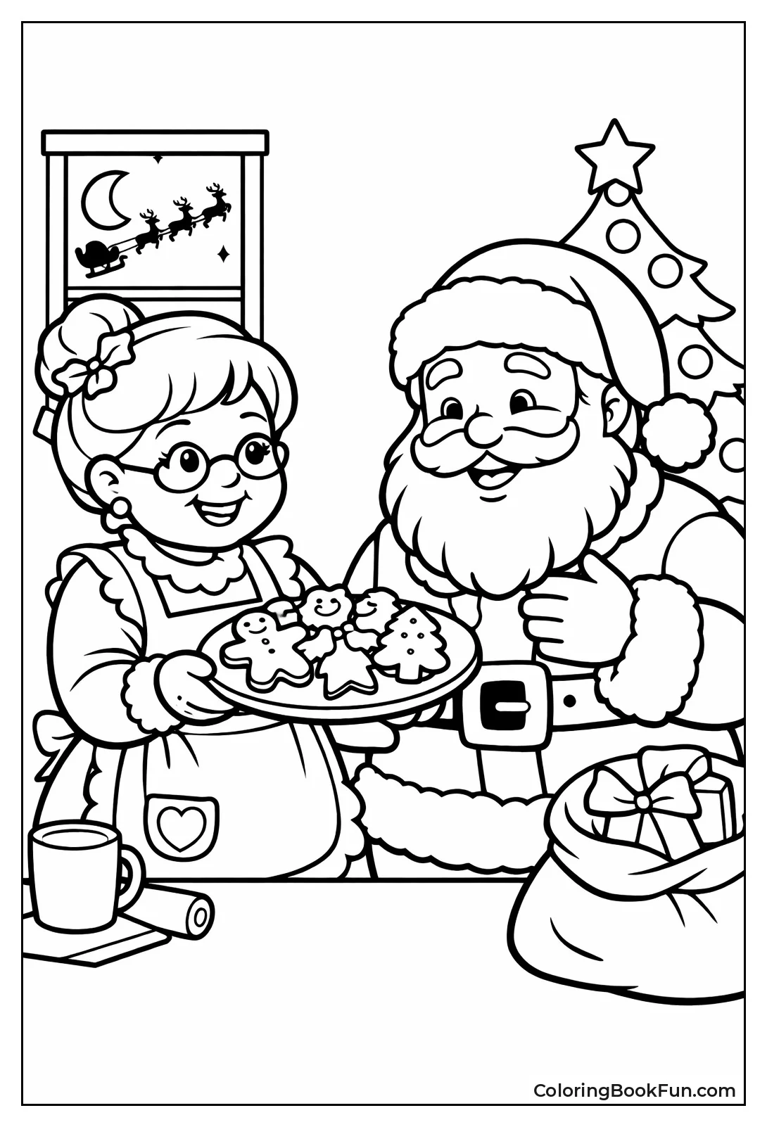 Mrs Claus Offers Cookies