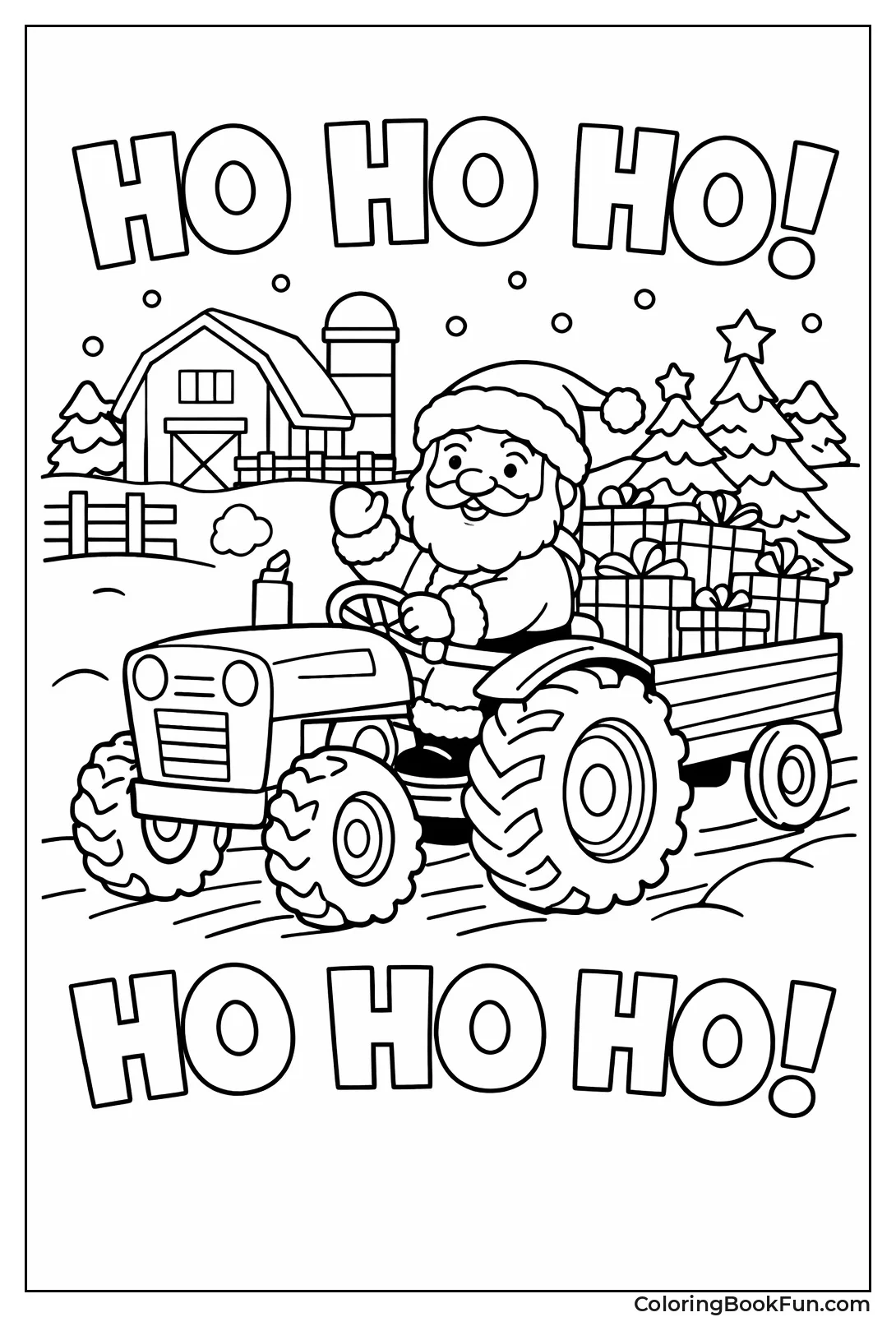 Santa Claus Tractor Gifts